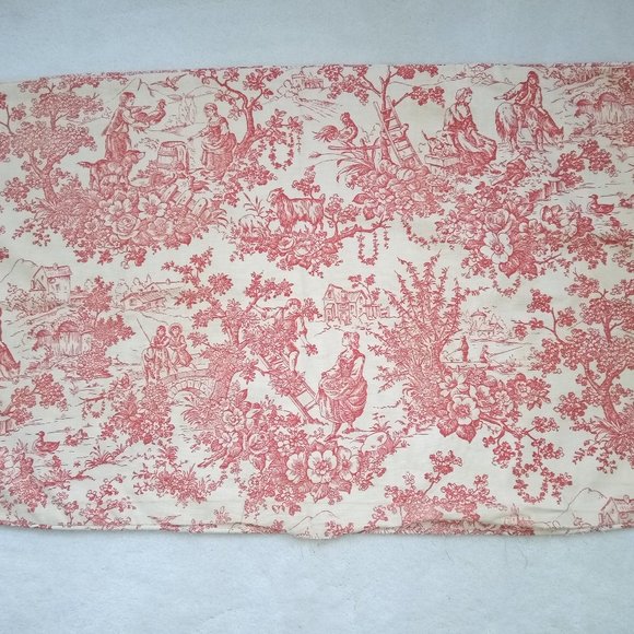 Custom-made Toile Pillow Cover - 31.5" x 19" - Picture 2 of 2